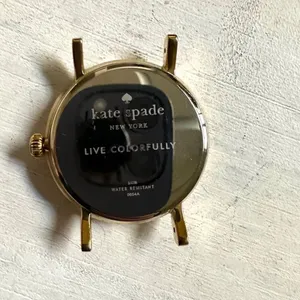 Kate Spade gold tone rhinestone watch face thumbnail 3