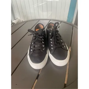 Frye Gia Low Lace Leather Sneakers Black Size 8M Casual thumbnail 14