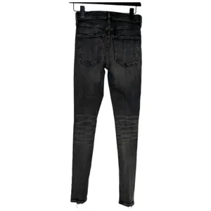 AGOLDE Sophie Skinny‎ Jeans Size 25 Silence Distressed Stretch Black Gray Jeans thumbnail 5