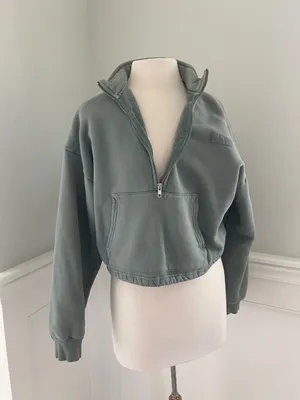 SET ACTIVE HALF ZIP SWEATSHIRT SIZE S! thumbnail 7