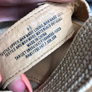 Universal Threads Beige 3 Textile Strap Platform Wedge Sandals 9.5 Espadrille thumbnail 14