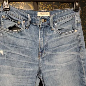 Madewell The High rise slim Boyjean Distressed thumbnail 4