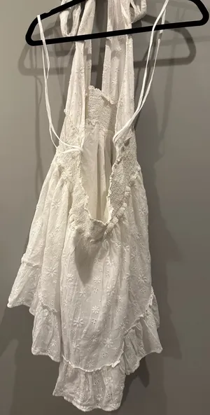 Aerie Spring Fling Mini Ruffle Floral Halter Dress thumbnail 5