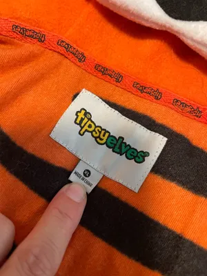 Adult tipsy elves tiger costume XL thumbnail 4