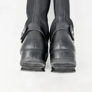 [Stuart Weitzman] Black Leather Accummulate Tall Knee High Riding Boots Size 7.5 thumbnail 5