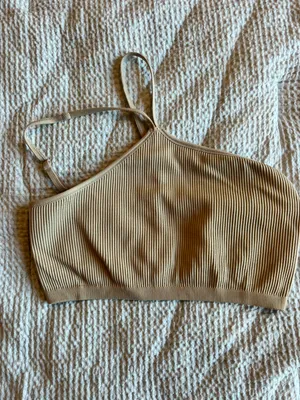Aerie Seamless One Shoulder Longline Bra thumbnail 1