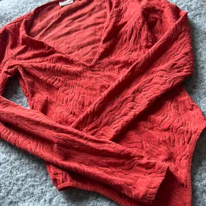 BABATON Animal Print Orange Mesh LS Bodysuit‎ thumbnail 1