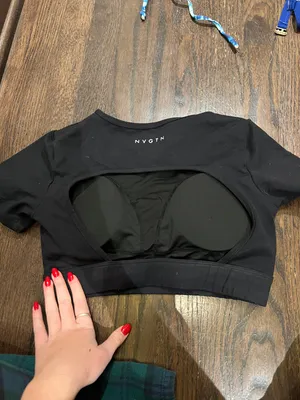 NVGTN Top Crop Open Back thumbnail 2