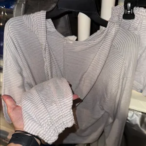 Project social t medium Striped Hoodie and Shorts Set thumbnail 9