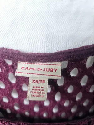 Women's Cape Juby Burgundy Midi Dress Size XS thumbnail 4
