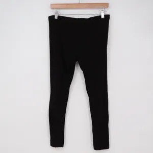 Unbranded Leggings Womens M Black Slim Fit Stretch Casual Good thumbnail 3