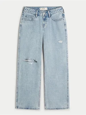 Hollister Low Rise Baggy Ripped Jeans thumbnail 4