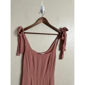Reformation Twilight Midi Dress in Praline Mauve Pink Womans 8 thumbnail 5