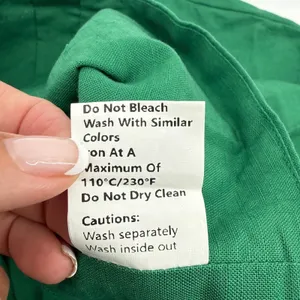 NWT Commense V-Neck Ruched Waist Linen Blend Crop Top Green‎ Gold Buttons Small thumbnail 8