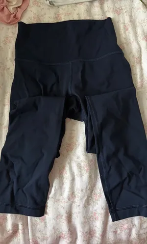 Navy Lululemon Leggings 25" thumbnail 1