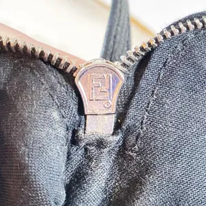 Fendi Textured Leather Logo Shopping Tote & Detachable Pouch thumbnail 11