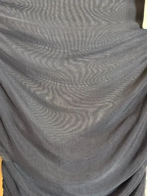 Abercrombie & Fitch Mesh Draped Bodysuit Women's Small Black Sheer Going Out NWT thumbnail 8