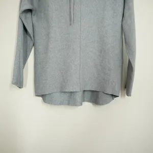 Quince Women's Size Small Eco-Knit Milano Stitch Pullover Hoodie Heather Grey thumbnail 2