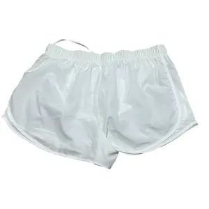 Nike Dri-FIT Tempo Womens Running Shorts White Size XL Drawstring Swoosh thumbnail 2