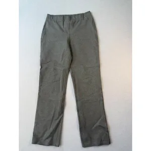 Quince Womens Ultra-Stretch Ponte Straight Leg Pants Charcoal Grey Size S 28in thumbnail 2
