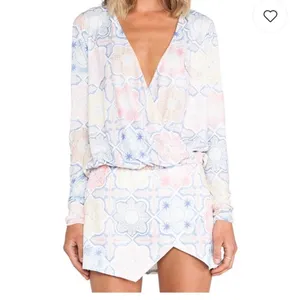 FOR LOVE & LEMONS Mosaic Ole Skirt, Tile Print- Size Large thumbnail 3