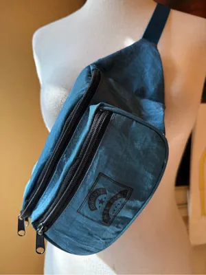 Women’s Teal Sling Waist Bag thumbnail 1