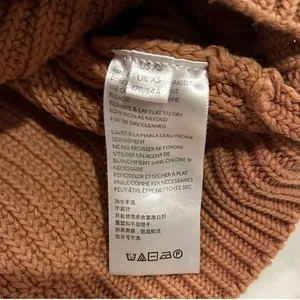 Free People Women's Brown Ribbed Cropped Sweater thumbnail 8