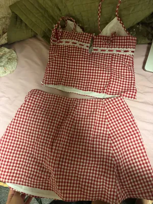 red gingham princess polly set thumbnail 4