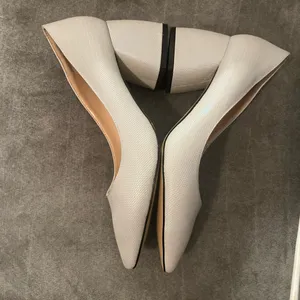 ROTCV Women's Pointed Block Heel Pumps in white iridescent thumbnail 3
