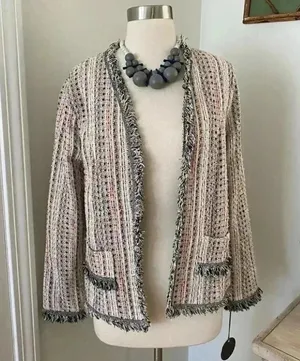 Anthropologie Eva Franco Reston Tweed Jacket Size Small NWT thumbnail 5