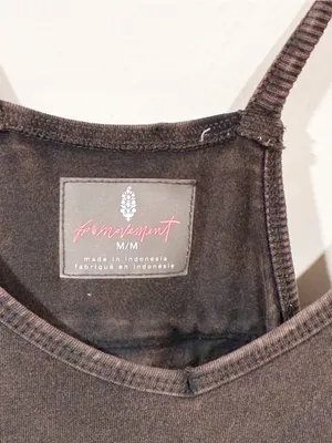 Free People Movement Hot Shot Onesie in Washed Black Size Medium thumbnail 4