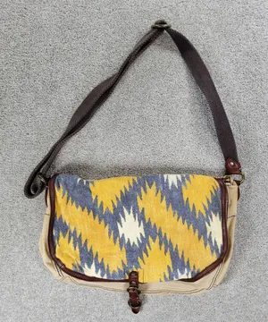 Lucky‎ Brand Messenger Bag 17" Southwestern Aztec Adjustable Strap Crossbody Bag thumbnail 1