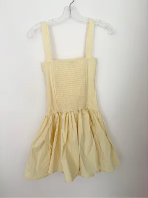 Beverly and Beck Alessia Corset Pastel Yellow Mini Dress thumbnail 3