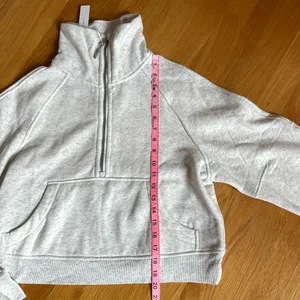 ODODOS Women’s Half Zip Fleece Hoodie Funnel Neck Heather Gray XS NWT thumbnail 8