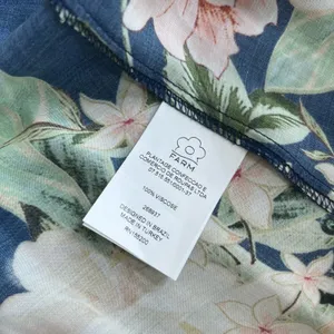 Farm Rio Anthropologie Midnight Flower Wrap Dress Blue Floral Cottage Small thumbnail 11