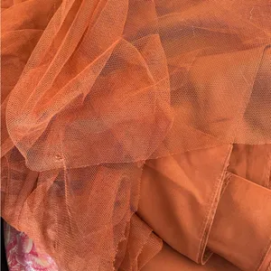 Revelry Madeline Rust Tulle Maxi Dress Orange Size 10 thumbnail 9