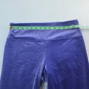 Athleta Elation Velvet Tight‎ Purple High Rise Leggings 467925-02 Womens Large thumbnail 6
