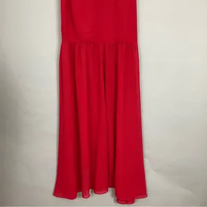 Revolve Dress Privacy‎ Please Red Lobster Asymmetrical Sz XS Ruffle Gown NO BELT thumbnail 13