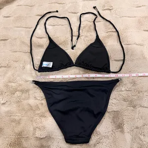 Vintage Y2K 2000s Bedazzled Bling Throwback Playboy Logo Rhinestone Bikini thumbnail 5