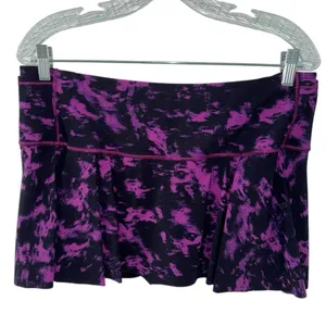 Lululemon Hit Your Stride Skirt Breezie Regal Plum Black / Black Size 10 Skort thumbnail 6