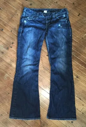 Silver Tuesday, crossover button boot cut jeans thumbnail 1