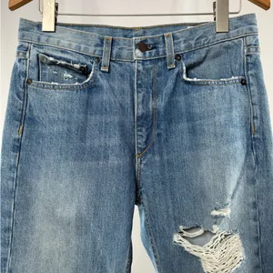Rag‎ & Bone Distressed Boy Jean in Hel Blue Size 25 thumbnail 5