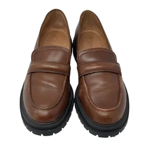 Madewell The Bradley Women's Chunky Brown Lugsole Loafer Size 8.5 thumbnail 3