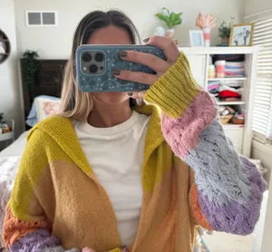 Storia Colorful Knit Cardigan thumbnail 4