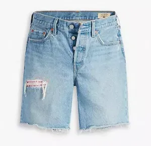 New Levi’s 501 90s Denim Women's Shorts Size 24 150 Anniversary Edition thumbnail 5