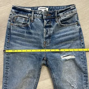Vigoss • Stevie cropped straight leg distressed jeans thumbnail 8