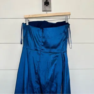 Elle Zeitoune Paulina Strapless Satin Gown Flawed thumbnail 4