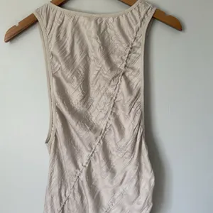 Free People Movement Ruched Drawcord Athletic Tank Top Beige Women's Size Small thumbnail 4