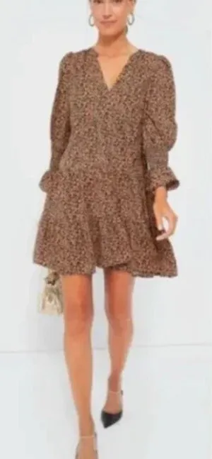 Tuckernuck Pomander Place Kenzo Leopard Print Mini Dress Sz. L thumbnail 1