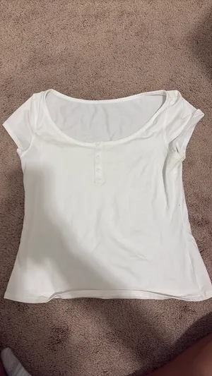 Lululemon Henley Tee Cap Sleeve thumbnail 3